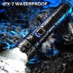 AKNEAR Rechargeable LED Flashlight 99000 High Lumens, Super Bright Flashlights with Zoomable & USB C Rechargeable & 5 Light Mode & IPX-7 Waterproof, Powerful Flash Light for Home, Hiking, Camping - Image 7