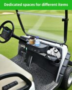 KEWISAUTO Dash Board Cover Assembly for Club Car DS 1982-up, Anti-Rust Dash Tray Organizer Instrument Board for 1982 and Up Club Car DS Golf Cart Interior Accessories - Image 2