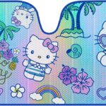 Hello Kitty Car Windshield Sun Shade - Officially Licensed Sanrio Cute Car Accessories for Women - Hello Kitty Accessories Sunshade for Front Windshield - Summer Sunshield Cars Window Shades
