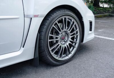 iJDMTOY Set of 4 Front & Rear Black Rally Mud Flap Armor Guards Compatible with Subaru WRX Impreza Forester Outback Crosstrek XV Rally Sports, Also Universal Fit for Other Cars - Image 4