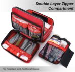 Professional 500 Piece Emergency First Aid Kit for Home, Car, Travel, Camping, Truck, Hiking, Sports, Office, Vehicle & Outdoor Emergencies - Emergency Medical Kit, Large First Aid Kit Survival - Image 2