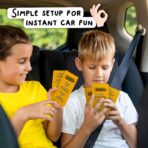 WELL BALANCED Road Trip Trivia - Road Trip Games for Kids Travel Essentials Car Activities Must Haves for Ages 8+ - Image 5