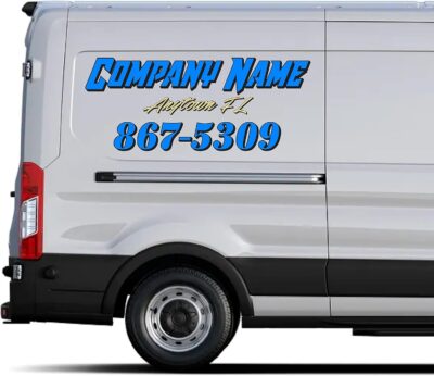 Custom Text Decal/Custom Vinyl Graphic/Premium Vinyl Lettering/Car, Truck, Van, Boat, Window, Wall Sticker CTDP - Image 6