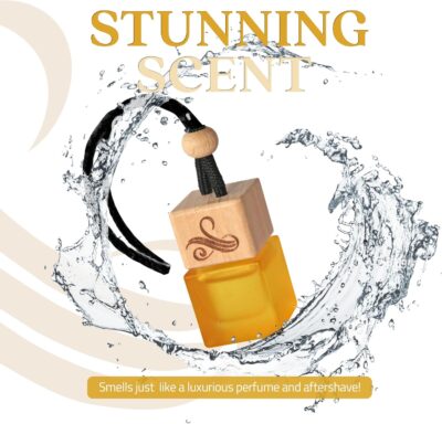 Inspired by One Million Car Air Freshener for Men | Long Lasting Luxury Diffuser | Automotive Scent Perfume | Vent Clip Auto Air Freshener | Odour Eliminator Technology | Masculine Diffuser Scents 8ml - Image 2
