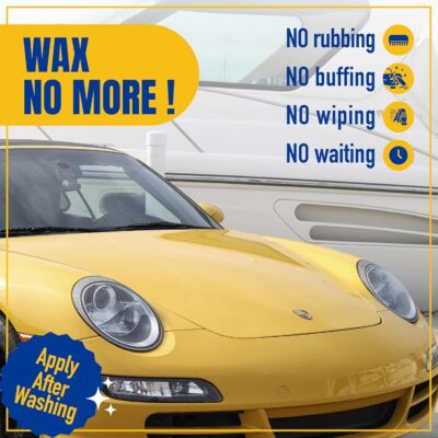 Professional Ceramic Sealer – Ultimate Protection & Just Waxed Deep Shine – Spray-On Hydrophobic Ceramic Coating for Cars, Boats, & RVs – 32 oz Hose-End Sprayer - Image 3