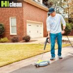 Hiclean 15" Pressure Washer Surface Cleaner with Wheels 3400 PSI Max, Surface Cleaner for Power Washer Attachment for Concrete, Patio, Sidewalk, and Driveways - Image 3