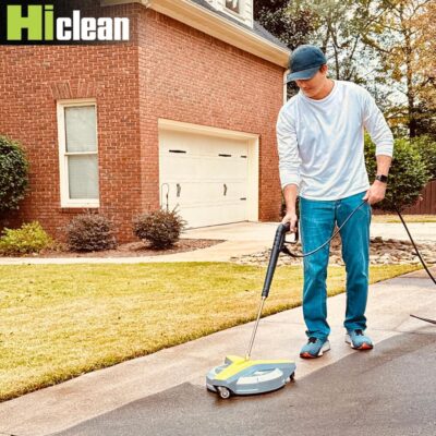Hiclean 15" Pressure Washer Surface Cleaner with Wheels 3400 PSI Max, Surface Cleaner for Power Washer Attachment for Concrete, Patio, Sidewalk, and Driveways - Image 3