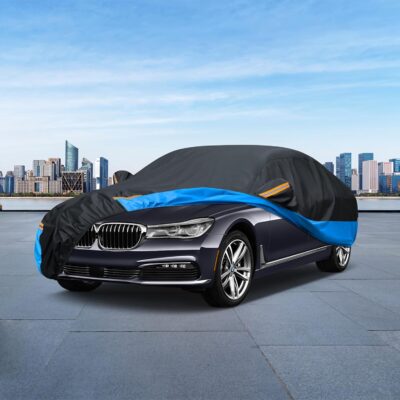 Car Cover Waterproof All Weather Outdoor Windproof Dustproof UV Protection Fit Sedan Audi A7,Buick Century,Honda Accord,Chevrolet ss - Image 7