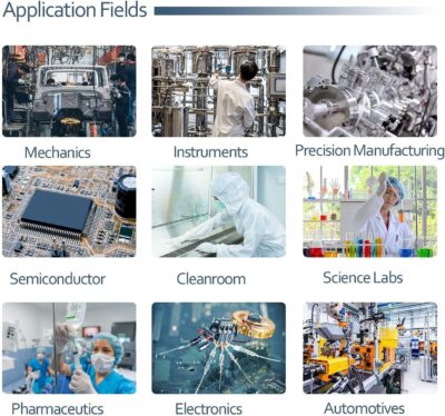 AAwipes Cleanroom Wipers 4x 4 (1200 Pcs, Cellulose/Polyester Blend, Grade A, 68GSM) Lint Free Wipes 4" x 4" for Lab, Electronics, Pharmaceutical, Printing and Semiconductor Industries - Image 8