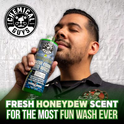 Chemical Guys Car Wash Soap for Foam Cannon or Bucket, Honeydew Snow Foam Car Wash Soap for Trucks, Motorcycles, RVs & More, Super Suds, Honeydew Scent - 128 oz (1 Gallon) - Image 9