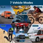 GPS Navigator for Car Truck RV, 9 Inch Touch Screen Latest 2026 Map, Real Voice Spoken Turn-by-Turn Direction Reminding Navigation System, Vehicle GPS with Speed and Red Light Warning, FM - Image 6