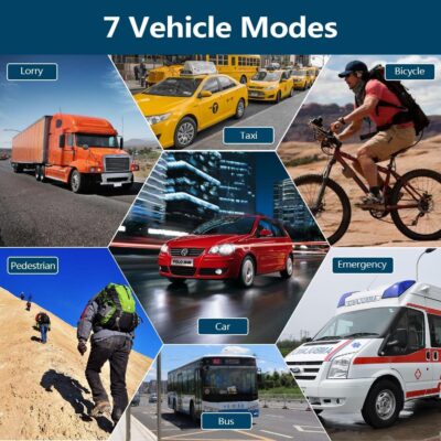 GPS Navigator for Car Truck RV, 9 Inch Touch Screen Latest 2026 Map, Real Voice Spoken Turn-by-Turn Direction Reminding Navigation System, Vehicle GPS with Speed and Red Light Warning, FM - Image 6