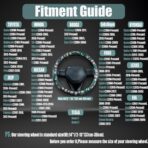 Flower, Floral, Daisies Steering Wheel Cover Auto Steering Wheel Protector, Anti-Slip, Breathable, Absorbing Sweat, Universal Car Accessories 14.5–15 inch,Fit for Most Car, Trucks, SUV - Image 6