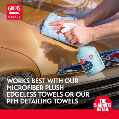 Griot's Garage Speed Shine for Car Detailing, Quick Detailer for All Exterior Surfaces, Trim and Wheels, Provides a Glossy Finish, 11146, 35 oz - Image 5