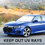 INSAUTO for Accord 2026 Windshield Sun Shade Sunshade Protector for Honda Accord 2021 2022 2023 2024 2025 Windshield Cover Sun Visor Foldable Window Heat Shield Reflector Blocks UV Ray Car Accessories - Image 2