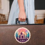 Taj Mahal India World Travel Sticker Decal Notebook Car Laptop 5.5"x5.5" (Color) - Image 2