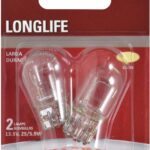 SYLVANIA - 7443 Long Life Miniature - Bulb, Ideal for Daytime Running Lights (DRL) and Back-Up/Reverse Lights (Contains 2 Bulbs)