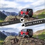 Spare Tire Cover for RV Trailer, Waterproof Leather Wheel Cover with American USA Flag, Camper Spare Tire Cover Fit for Jeep Wrangler Rv SUV Truck Travel Trailer 16" - Image 4