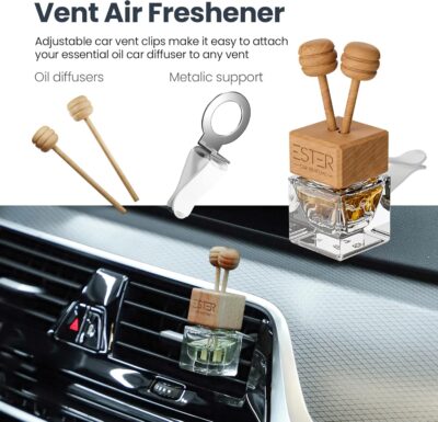 Car Luxury Perfume - Mademoiselle - Air Freshener - №2 Miss Charm: For Women - 1Fl Oz Luxury Essential Oil Diffuser with Sticks - Strong and Long-Lasting Scent - Image 5