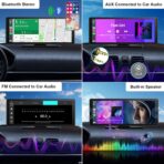 10.26" Apple Car Play Screen Compatible Android Auto GPS Navigator, Apple Carplay Screen with 1080P Backup Camera,Wireless Carplay Adapter with Bluetooth,AirPlay,AUX/FM,Google Play - Image 5