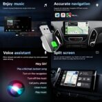 Wireless CarPlay Adapter for iPhone, 2026 Upgrade 2 in 1 Android Auto Wireless Adapter, Wired to Wireless, One-Touch Switch, Fast & Stable Connection, Plug & Play, iOS 10+ & Android 11+ - Image 5
