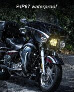 DOT Approved 1000% Bright 120W 7'' Motorcycles LED Headlight with Amber Lens DRL Compatible with Road King Road Glide Street Glide Electra Glide Ultra Limited Heritage Softail Fat Boy Yamaha - Image 8