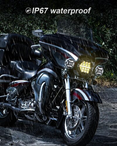 DOT Approved 1000% Bright 120W 7'' Motorcycles LED Headlight with Amber Lens DRL Compatible with Road King Road Glide Street Glide Electra Glide Ultra Limited Heritage Softail Fat Boy Yamaha - Image 8