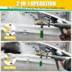 JOEJET Pressure Washer Gun with Mini Foam Cannon Dual Connector, Dual-Purpose Switch Spray Gun with 5 Power Washer Nozzle Tips, Dual Wand Foam Cannon, 1/4” Quick Connector - Image 3