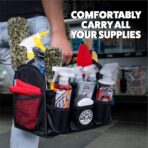 Chemical Guys Quick Load Collapsible Detailing Car Caddy Organizer & Storage – Portable Wash and Garage Organizer for Supplies, Tools and Accessories – Durable Black Design for Cars, Trucks & Home | Quick Load, Collapsible, For Cars, Trucks, SUVs, RVs - Image 7