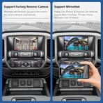 Road Top Wireless CarPlay Android Auto Retrofit Kit for GM HMI 2.0 Cadillac Buick Chevrolet GMC 2014–2020 | CarPlay Interface Decoder Box, Support MirrorLink, Reverse Camera, Navigation - Image 4