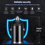 MOSWAG Car Charger, Invisible Cigarette Lighter USB Adapter [All Metal & Mini], 2 Port Car Adapter, QC3.0 Dual Port Cigarette Lighter for iPhone 17 16 Samsung S25 Ultra Piexl 10 and More - Image 6