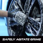 VIKING Wheel Cleaner Mitts for Car, Microfiber Wheel Cleaner for Car Detailing and Rims, Black and White, 5.5 Inch x 4.4 Inch, 2 Pack - Image 3