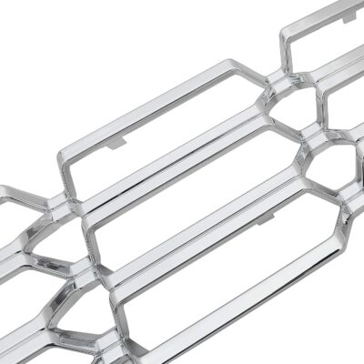 ALMULOO Grille Overlay Cover Compatible with 2016-2018 Chevy Silverado 1500 WT/LS/LT, Chrome Silver ABS Plastic Snap-On Insert 2PC - Image 6