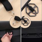 Coverado Car Seat Covers Front Pair, Black Seat Covers, Automotive Car Seat Cover, Car Seat Cushion, Car Seat Covers 2 Pack, Car Seat Protector Universal Fit Most Cars - Image 6