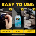 Meguiar's Whole Car Air Re-Fresher,Odor Fighting Mist, Fights Off Strong Vehicle Odors,Air Freshener, New Car Scent - Three 2 Oz Spray Bottles - Image 6