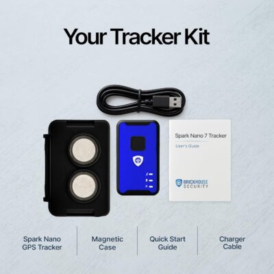 Brickhouse Car Trackers for Your Vehicle - Spark Nano 7 GPS Tracker with Magnetic Waterproof Case - Hidden Real-Time 4G LTE Vehicle Finder - GPS Tracking Device for Cars & More - Subscription Required - Image 5