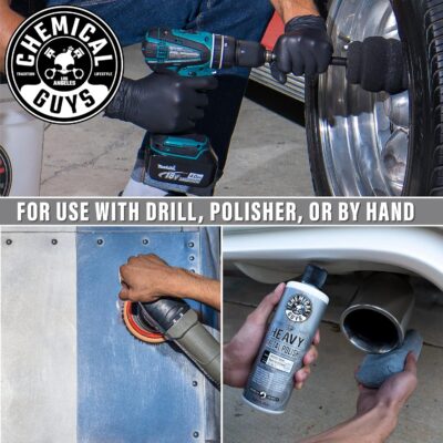 Chemical Guys Heavy Metal Polish Restorer and Protectant - Cleans, Restores & Protects, Aluminum, Stainless Steel, Chrome Polish & More, Safe for Cars, Trucks, Motorcycles, RVs, and Boats - 16 oz - Image 10