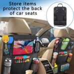 Aokdom 2PCS Car Seat Back Organizer,Extra Large Capacity Car Seat Organizer with 6 Mesh Pocket,2 Cup Holder & 4 Storage Bag,Road Trip Essentials for Kids & Adults - Image 7