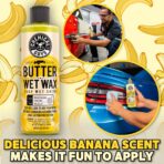 Chemical Guys WAC_201 Butter Wet Wax, Deep Wet Shine for Cars, Trucks, SUVs, RVs & More, 128 fl oz (1 Gallon) Banana Scent - Image 11