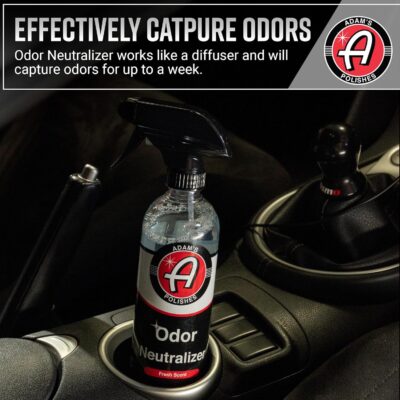 Adam's Polishes Odor Neutralizer (Fresh Scent, 16oz) - Car Air Freshener Spray That Eliminates Harmful Odors from Car Interior Accessories, Leather, Carpet, Upholstery & Pet Odors - Image 3