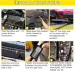 OPP ULITE Car Underglow Light Strip Dream Chasing Color, Upgraded Silicone Material, 212 Modes, 360pcs Led, APP Control Underbody Lights, 90x120x90, 6PC Pack - Image 7