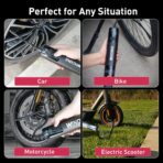 Windone Car Vacuum, 12000Pa 2-in-1 Cleaner & Tire Inflator 150PSI, 60W Brushless Motor, Cordless Handheld Vacuum & Air Pump with Pressure Gauge, LED Light, Multi-Nozzles for Car, Home, Office - Image 9