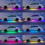 Underglow Kit, RGB-IC Under Car Lights With Dream Color Dancing Chasing, 213 Scene Modes, App and Remote Control, 5 Music Modes LED Lights for All Cars - Image 3