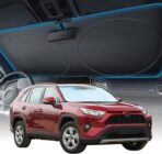 2025 Upgraded Zanch Car Front Windshield Sun Shade - Ultimate UV Protection & Heat Reductionlinnovative No-Light Leakage TechnologylFoldable DesignlPerfect Fit for Sedans Mini SUVs, Medium(64"X32")