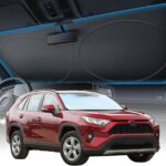 2025 Upgraded Zanch Car Front Windshield Sun Shade - Ultimate UV Protection & Heat Reductionlinnovative No-Light Leakage TechnologylFoldable DesignlPerfect Fit for Sedans Mini SUVs, Medium(64"X32")