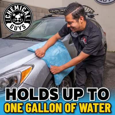 Chemical Guys Woolly Mammoth Large Microfiber Drying Towel - 36 x 25 Inch Blue, Ultra Plush Super Absorbent Car Drying Towel for Cars, Trucks, SUVs, Motorcycles, RVs, and Auto Detailing - Image 7