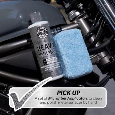 Chemical Guys Heavy Metal Polish Restorer and Protectant - Cleans, Restores & Protects, Aluminum, Stainless Steel, Chrome Polish & More, Safe for Cars, Trucks, Motorcycles, RVs, and Boats - 16 oz - Image 8