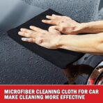 AIDEA Microfiber Cleaning Cloth 24 Pack, Microfiber Towels for Cars, Soft & Absorbent Cleaning Rags, Premium Lint Free Shop Towels for House, Kitchen, Car, 12inx16in - Image 2