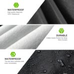 KouKou Car Cover Waterproof All Weather, 7 Layers Outdoor Car Covers for Automobiles with Zipper, Universal Fit Hatchback Subaru Impreza,Mazda 3,VW Golf, BMW X2, ect. (Length to163-178 inch) - Image 2