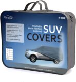 FH Group Universal Fit Medium Non-Woven Water Resistant SUV Cover , Gray - Image 6